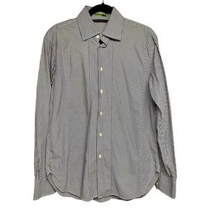 PS PAUL SMITH BLUE & WHITE STRIPE LONG SLEEVE SHIRT Men’s Size‎ Medium